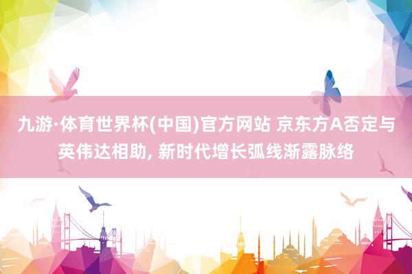 九游·体育世界杯(中国)官方网站 京东方A否定与英伟达相助， 新时代增长弧线渐露脉络