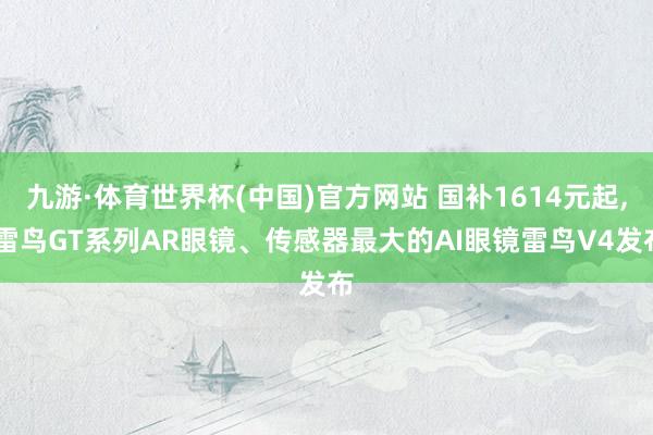 九游·体育世界杯(中国)官方网站 国补1614元起, 雷鸟GT系列AR眼镜、传感器最大的AI眼镜雷鸟V4发布